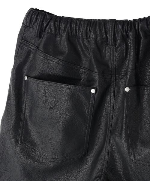 DANKE SCHON(ダンケシェーン)の「DankeSchon/ダンケシェーン/PULEATHER W-KNEE SHORTS(その他パンツ・レディース・ブラック・M/L)」の12枚目の写真