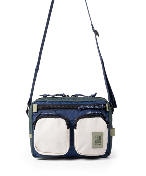 TOPO DESIGNS(トポデザインズ)の「500mlペットボトル収納可能【TOPO DESIGNS】BLOCK BAG(ショルダーバッグ・メンズ・オレンジ/ホワイト系その他/パープル系その他/ブラック系・ONE SIZE)」の14枚目の写真