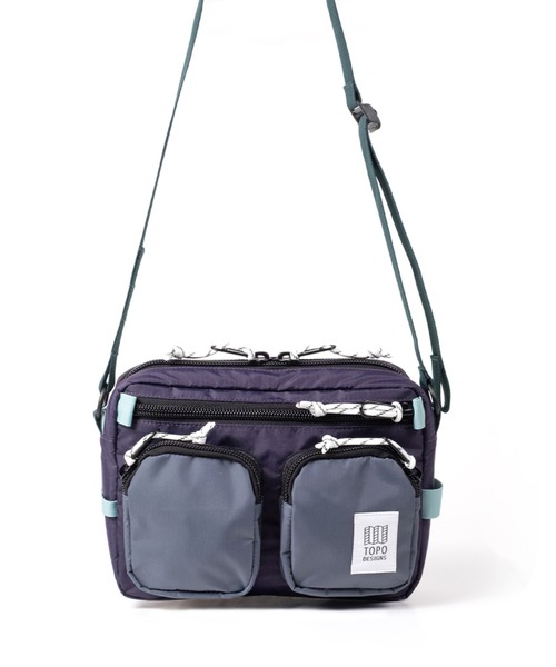 TOPO DESIGNS(トポデザインズ)の「500mlペットボトル収納可能【TOPO DESIGNS】BLOCK BAG(ショルダーバッグ・メンズ・オレンジ/ホワイト系その他/パープル系その他/ブラック系・ONE SIZE)」の16枚目の写真