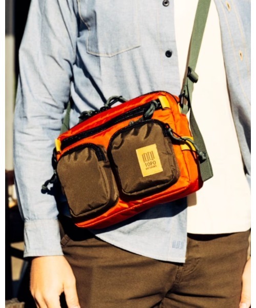 TOPO DESIGNS(トポデザインズ)の「500mlペットボトル収納可能【TOPO DESIGNS】BLOCK BAG(ショルダーバッグ・レディース・オレンジ/ホワイト系その他/パープル系その他/ブラック系・ONE SIZE)」の21枚目の写真