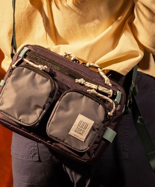 TOPO DESIGNS(トポデザインズ)の「500mlペットボトル収納可能【TOPO DESIGNS】BLOCK BAG(ショルダーバッグ・レディース・オレンジ/ホワイト系その他/パープル系その他/ブラック系・ONE SIZE)」の19枚目の写真