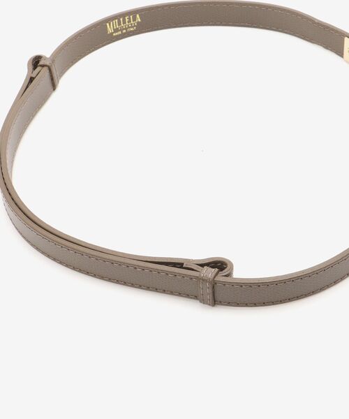 MAJESTIC LEGON（マジェスティックレゴン）の「メタルバックルスライドベルト（ベルト・レディース・モカ・FREE）」の2枚目の写真