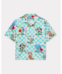 KENZO | 'KENZO Cartoon' ハワイアン ショートスリーブ シャツ イン コットン シアサッカー(シャツ/ブラウス)