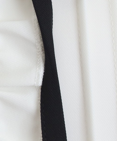 ASTORIA ODIER（アストリアオディール）の「ピンタックペプラムブラウス（シャツ/ブラウス・レディース・ネイビー/ホワイト/サックスブルー・MEDIUM）」の10枚目の写真