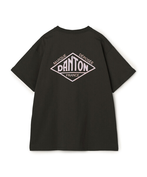 DANTON（ダントン）の「【STORE EXCLUSIVE】Short Sleeve Logo T-Shirt（Tシャツ/カットソー・メンズ・ブラック/アイボリー/オリーブ/ホワイト/ブラウン・M/L/S/XL/XXL）」の4枚目の写真