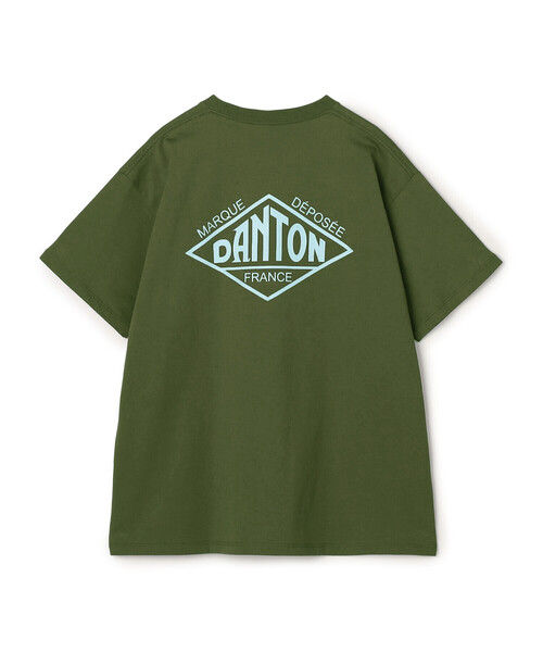 DANTON（ダントン）の「【STORE EXCLUSIVE】Short Sleeve Logo T-Shirt（Tシャツ/カットソー・メンズ・ブラック/アイボリー/オリーブ/ホワイト/ブラウン・M/L/S/XL/XXL）」の5枚目の写真