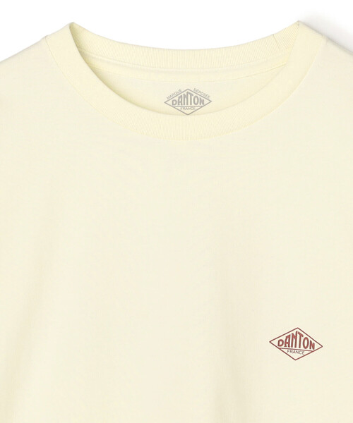 DANTON(ダントン)の「【STORE EXCLUSIVE】Short Sleeve Logo T-Shirt(Tシャツ/カットソー・メンズ・ブラック/アイボリー/オリーブ/ホワイト/ブラウン・M/L/S/XL/XXL)」の9枚目の写真