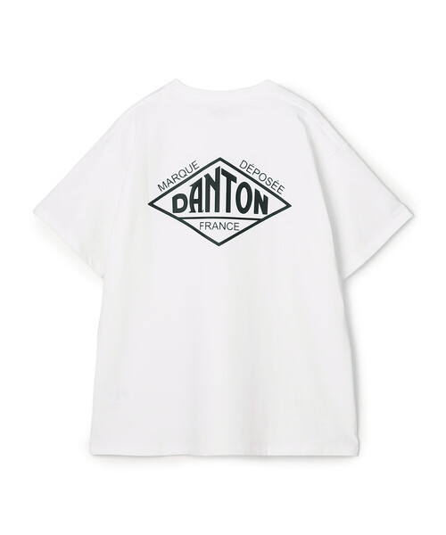 DANTON(ダントン)の「【STORE EXCLUSIVE】Short Sleeve Logo T-Shirt(Tシャツ/カットソー・メンズ・ブラック/アイボリー/オリーブ/ホワイト/ブラウン・M/L/S/XL/XXL)」の14枚目の写真