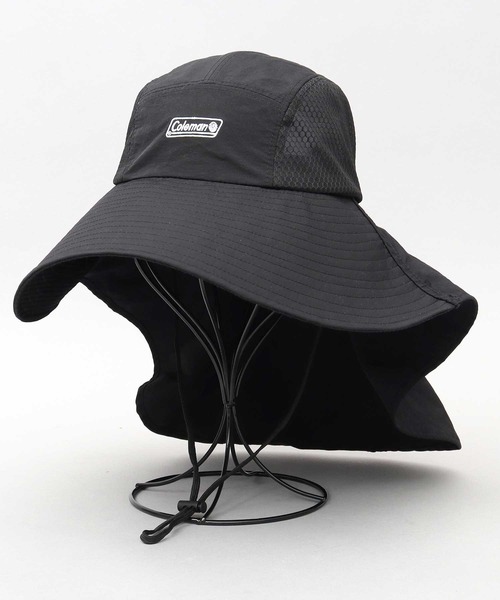 その他 Coleman 撥水ナイロン ロングバイザー メッシュ切替 ジェットハット ビッグ