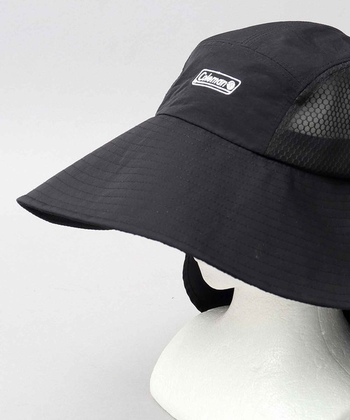 COLEMAN(コールマン)の「撥水ナイロン ロングバイザー メッシュ切替 ジェットハット ビッグサンシェード付き(ハット・メンズ・ブラック/グレー/オフホワイト・FREE)」の9枚目の写真