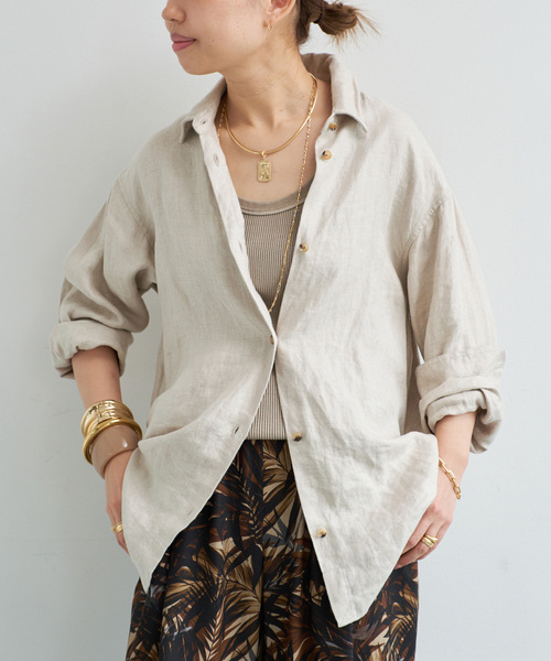 Deuxieme Classe OGLINEN シャツ OGLINEN シャツ（シャツ／ブラウス）｜Deuxieme Classe