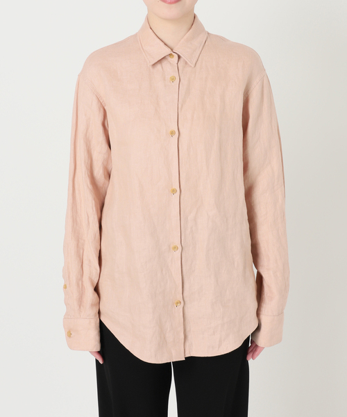 Deuxieme Classe（ドゥーズィエムクラス）の「*OGLINEN シャツ（シャツ/ブラウス・レディース・バーガンディー・FREE）」の19枚目の写真