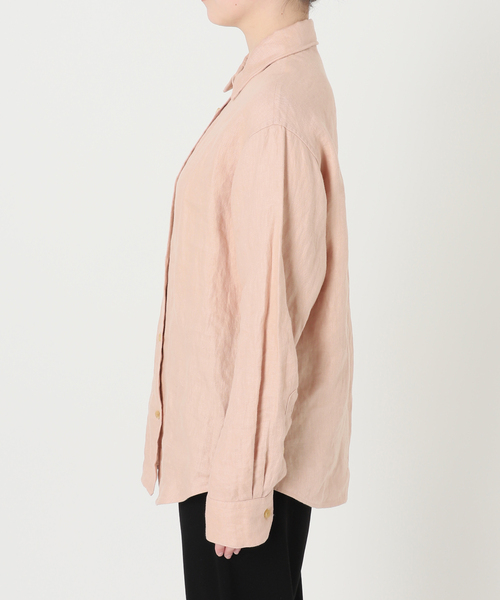 Deuxieme Classe(ドゥーズィエムクラス)の「*OGLINEN シャツ(シャツ/ブラウス・レディース・バーガンディー/ホワイト/アイボリー・FREE)」の13枚目の写真