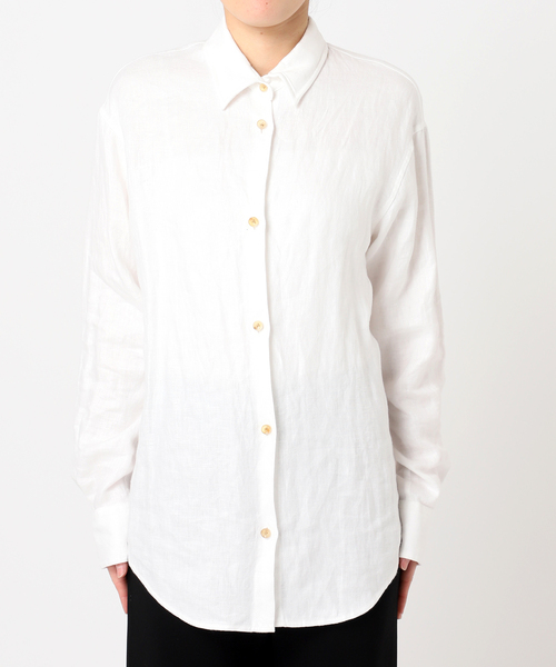 Deuxieme Classe(ドゥーズィエムクラス)の「*OGLINEN シャツ(シャツ/ブラウス・レディース・バーガンディー/ホワイト/アイボリー・FREE)」の21枚目の写真