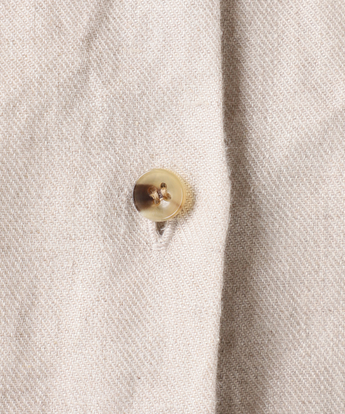 Deuxieme Classe 　*OGLINEN シャツ　ホワイト　リネン OGLINEN シャツ（シャツ／ブラウス）｜Deuxieme Classe