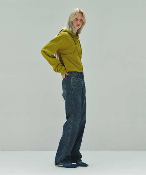 DIAGONAL(ダイアゴナル)の「BASIC LINE DENIM PANTS (dark blue)(デニムパンツ・レディース・その他・SMALL/MEDIUM)」の10枚目の写真