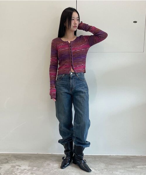 DIAGONAL(ダイアゴナル)の「BASIC LINE DENIM PANTS (dark blue)(デニムパンツ・レディース・その他・SMALL/MEDIUM)」の14枚目の写真