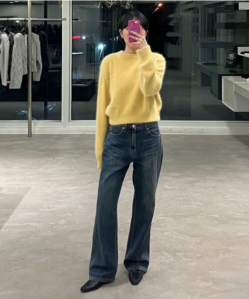 DIAGONAL(ダイアゴナル)の「BASIC LINE DENIM PANTS (dark blue)(デニムパンツ・レディース・その他・SMALL/MEDIUM)」の18枚目の写真