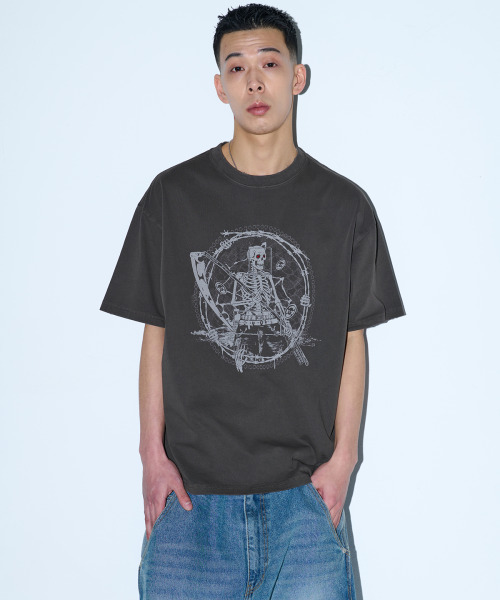 WKNDRS（ウィーキャンドース）の「[KOIN SEOUL] REAPER T-SHIRT (BROWN)（Tシャツ/カットソー・レディース・その他・SMALL/MEDIUM/LARGE/X-LARGE）」の10枚目の写真
