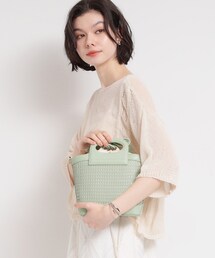 THE SHOP TK | 合皮型押しメッシュショルダーバッグ(ショルダーバッグ)