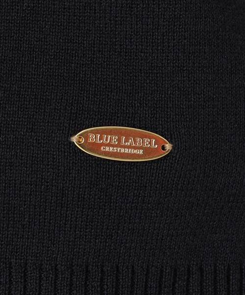 BLUE LABEL CRESTBRIDGE（ブルーレーベルクレストブリッジ）の「アセテートコットンニットリボンプルオーバー（Tシャツ/カットソー・レディース・グリーン/ブラック/オフホワイト・38）」の14枚目の写真