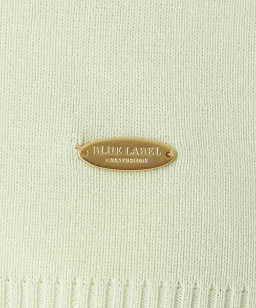 BLUE LABEL CRESTBRIDGE（ブルーレーベルクレストブリッジ）の「アセテートコットンニットリボンプルオーバー（Tシャツ/カットソー・レディース・グリーン/ブラック/オフホワイト・38）」の21枚目の写真
