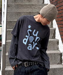 KIIMUIR（キミュア）の「サンデーバイブ 半袖Tシャツ_チャコール（Tシャツ/カットソー）」