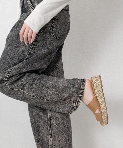 Bridget Birkin（ブリジットバーキン）の「【Bridget Birkin】厚底プラットフォームサンダル(562125)（サンダル・レディース・ブラウン/ダークブラウン/ブラック・S/L/LL/M）」の5枚目の写真