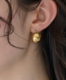 Phoebe（フィービィー）の「【金属アレルギー対応】ドームメタルフープピアス　シンプル/大振り（ピアス（両耳用））」