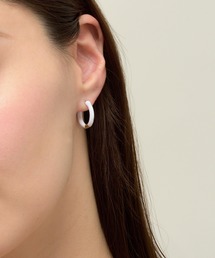 〈LOINE〉金属アレルギー対応 / ステンレス / エナメル フープピアス