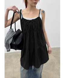 BLACKUP（ブラックアップ）の「[MADE] スヌアシャーリングミニキャミワンピース（ワンピース）」