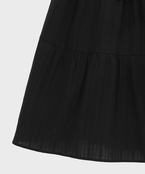 BLACKUP（ブラックアップ）の「[MADE] スヌアシャーリングミニキャミワンピース（ワンピース・レディース・ブラック/ホワイト・FREE）」の5枚目の写真