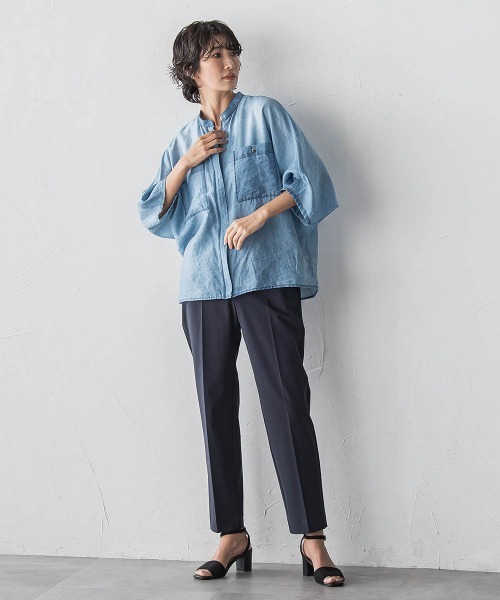 la.f…(ラエフ)の「撥水トリコットパンツ(その他パンツ・レディース・ネイビー/ベージュ・7号/9号/11号)」の4枚目の写真