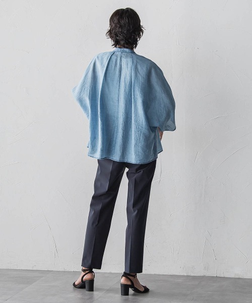 la.f…(ラエフ)の「撥水トリコットパンツ(その他パンツ・レディース・ネイビー/ベージュ・7号/9号/11号)」の5枚目の写真