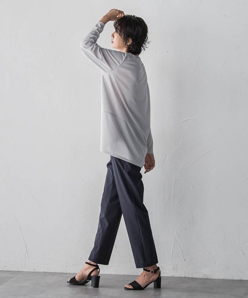 la.f…(ラエフ)の「撥水トリコットパンツ(その他パンツ・レディース・ネイビー/ベージュ・7号/9号/11号)」の8枚目の写真