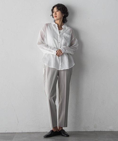 la.f…(ラエフ)の「撥水トリコットパンツ(その他パンツ・レディース・ネイビー/ベージュ・7号/9号/11号)」の11枚目の写真