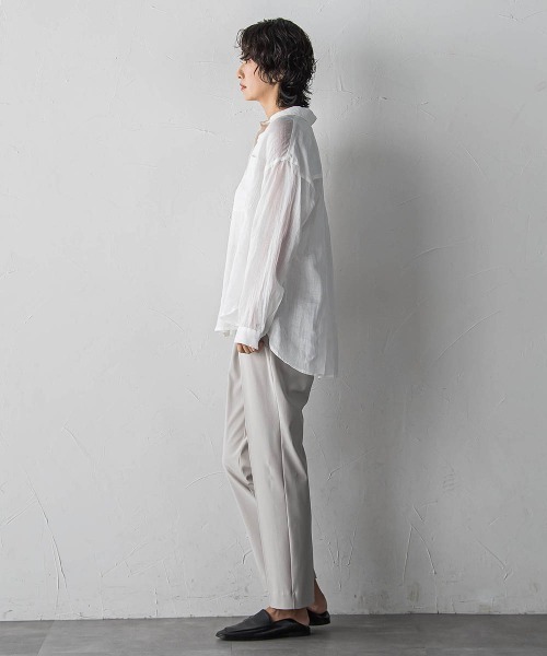 la.f…(ラエフ)の「撥水トリコットパンツ(その他パンツ・レディース・ネイビー/ベージュ・7号/9号/11号)」の12枚目の写真