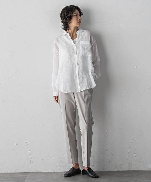 la.f…(ラエフ)の「撥水トリコットパンツ(その他パンツ・レディース・ネイビー/ベージュ・7号/9号/11号)」の10枚目の写真