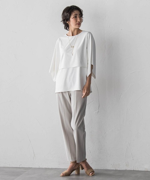 la.f…(ラエフ)の「撥水トリコットパンツ(その他パンツ・レディース・ネイビー/ベージュ・7号/9号/11号)」の16枚目の写真