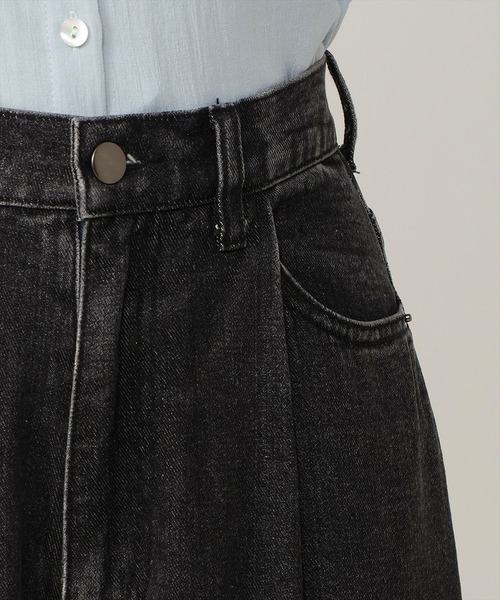 AND COUTURE(アンドクチュール)の「ビジュータックデニムパンツ(デニムパンツ・レディース・サックスブルー/ブルー/ブラック・MEDIUM/SMALL)」の19枚目の写真