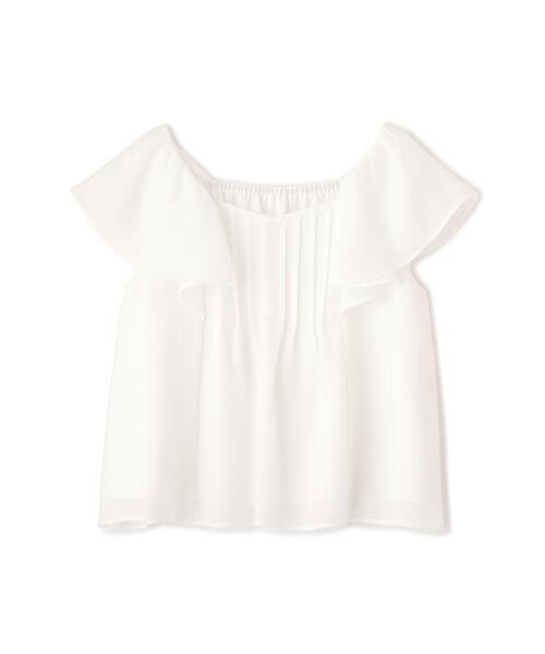 PROPORTION BODY DRESSING（プロポーションボディドレッシング）の「ラッフルスリーブブラウス / 1216210501（シャツ/ブラウス・レディース・ライトグリーン/ホワイト・FREE）」の14枚目の写真