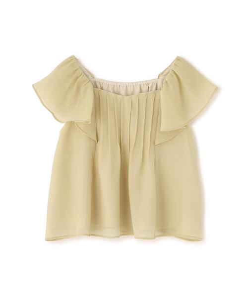 PROPORTION BODY DRESSING（プロポーションボディドレッシング）の「ラッフルスリーブブラウス / 1216210501（シャツ/ブラウス・レディース・ライトグリーン/ホワイト・FREE）」の22枚目の写真