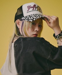 GALFY（ガルフィー）の「【GALFY】ギャルとギャル男のたしなみCAP / 【ガルフィー】グラフィックレオパードメッシュキャップ（キャップ）」