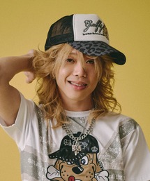 GALFY（ガルフィー）の「【GALFY】ギャルとギャル男のたしなみCAP / 【ガルフィー】グラフィックレオパードメッシュキャップ（キャップ）」