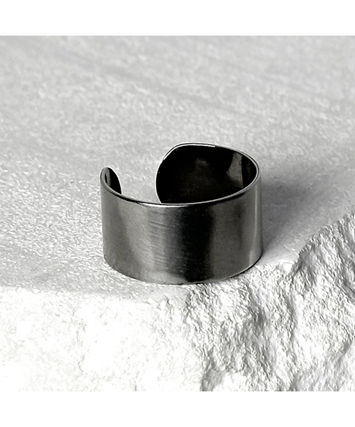 BLESSED BULLET(ブレスドブレッド)の「ブレッセド-10mm フラットシンプルオープンリング(リング・レディース・シルバー・11/12/13/14/15 /16/17/18/19)」の1枚目の写真