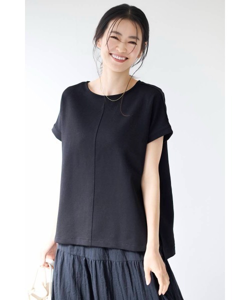 M.deux（エムドゥ）の「バックチャーム付きカットソー（Tシャツ/カットソー・レディース・オフホワイト・MEDIUM）」の2枚目の写真
