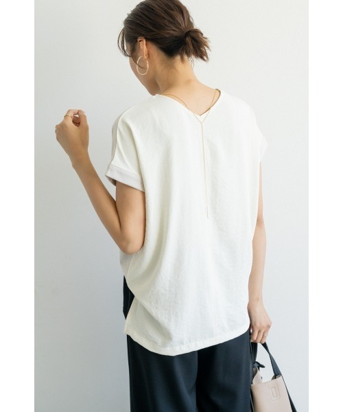 M.deux（エムドゥ）の「バックチャーム付きカットソー（Tシャツ/カットソー・レディース・オフホワイト・MEDIUM）」の4枚目の写真