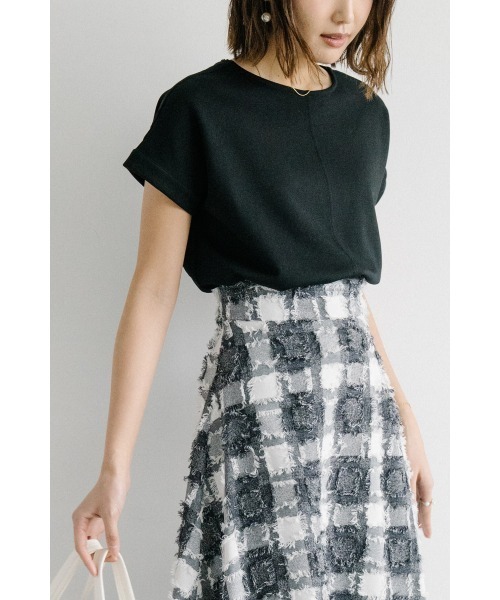 M.deux（エムドゥ）の「バックチャーム付きカットソー（Tシャツ/カットソー・レディース・オフホワイト・MEDIUM）」の6枚目の写真