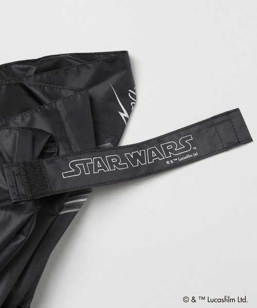 STAR WARS(スターウォーズ)の「【STAR WARS(スター・ウォーズ)】晴雨兼用折り畳み傘/666046(折りたたみ傘・レディース・ブラック・FREE)」の18枚目の写真