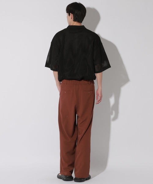 LAKOLE(ラコレ)の「ニットメッシュポロ / 805958(ポロシャツ・メンズ・ブラック/ブルー・MEDIUM/LARGE)」の3枚目の写真